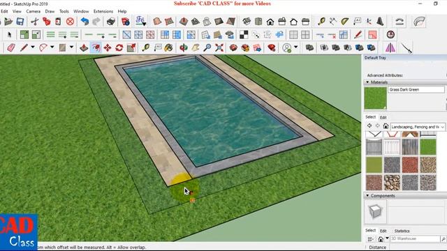 3D Garden Design in Sketchup смотреть онлайн