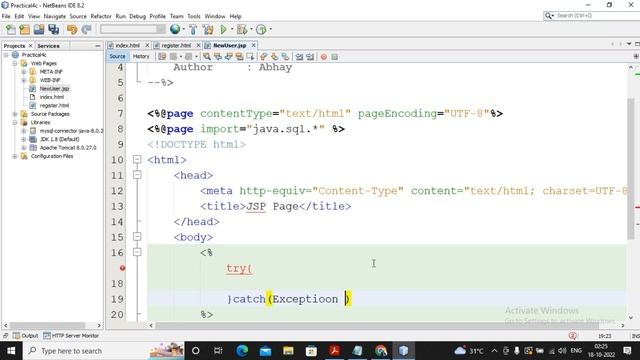 TYBSC IT Sem 5 Enterprise Java Practical 4 -C (Part 1) | Create a registration and login JSP ..... смотреть онлайн