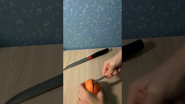 Как легко по чистить апельсин!!! смотреть онлайн