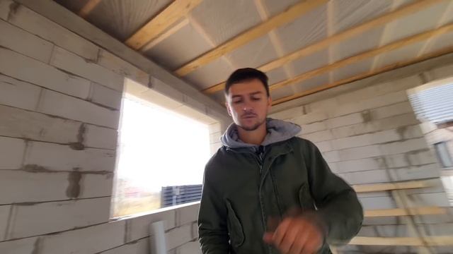 Разумный дом! Часть№3 КРЫША ,ЧЕРНОВЫЕ ПОЛЫ, ПЕРЕГОРОДКИ! смотреть онлайн