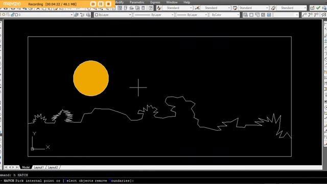 How to Draw Desert Sun in AutoCAD | EP 2 смотреть онлайн