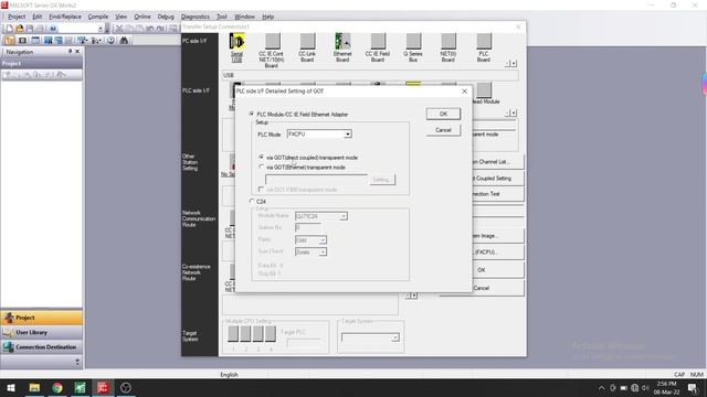 Upload Program From Mitsubishi FX PLC | Communication Via HMI смотреть онлайн