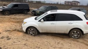 Acura MDX 2 vs Subaru Forester акура мдх2 против Субару Форестер