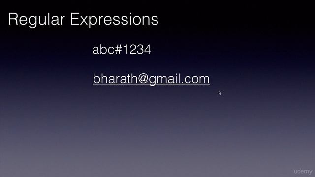 Regular Expressions Introduction смотреть онлайн