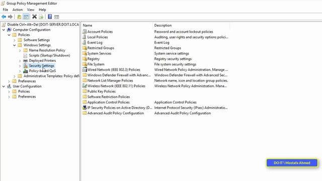 Disable CTRL + ALT + DEL Lock Screen of The Client Computer By Windows Server 2019 смотреть онлайн