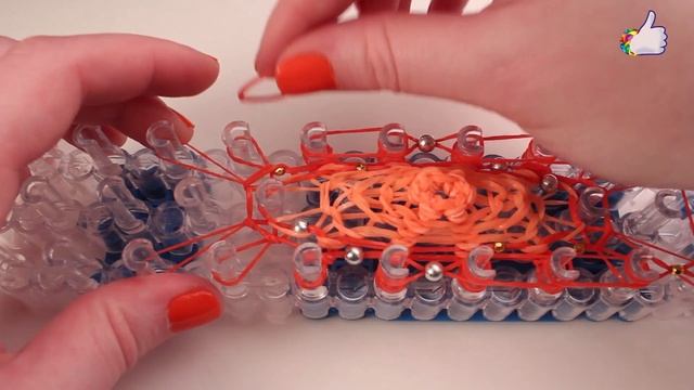 "Пасхальное яйцо с бусинами" - 3D фигурка из резиночек. Видеоурок #87 смотреть онлайн