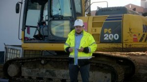 Правильный гусеничный экскаватор Komatsu | Экскаватор для подготовки к асфальтированию