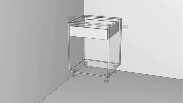 Расчет выдвижного ящика для шариковых направляющих смотреть онлайн