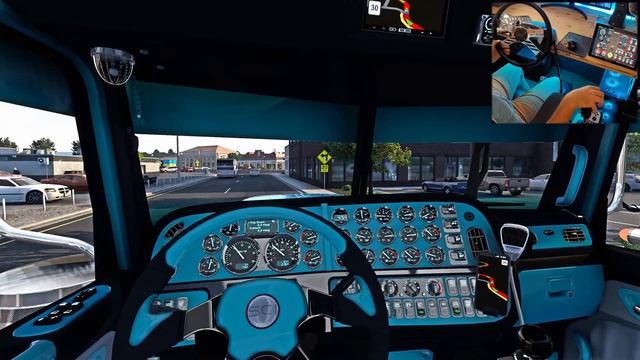 ? HATERMADE ? Peterbilt 379 + FREE ENGINE MOD ? | American Truck Simulator | Realistic Driving смотреть онлайн