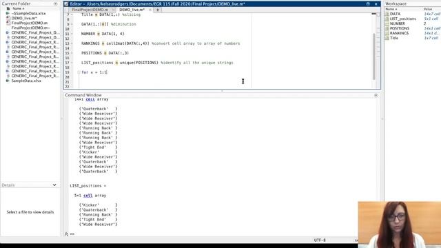 Sample MATLAB Code: Applied Database (Creating Excel File, Importing Excel File, Manipulating Data) смотреть онлайн