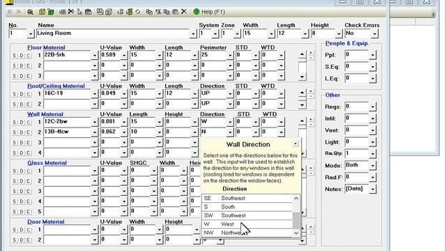 Elite Software Rhvac for ACCA Manual J, D, and S Calculations - Entering Room Data смотреть онлайн
