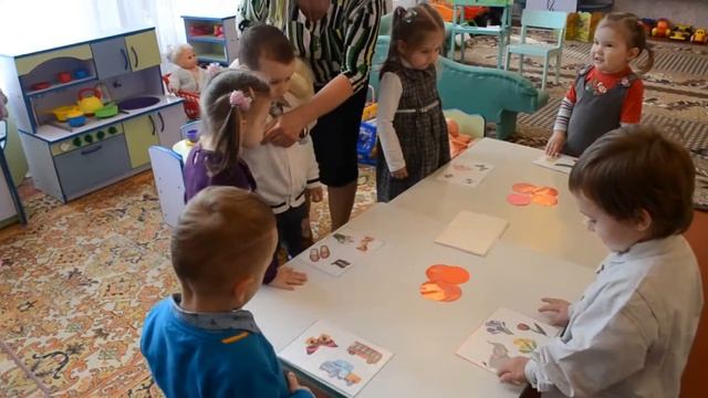 Контрольное занятие, первая младшая группа