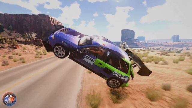 Satisfying Rollover Crashes #30 - BeamNG Drive CRAZY DRIVERS