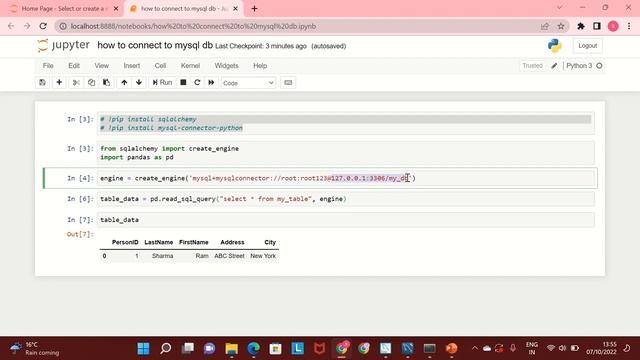 How to connect to MySQL DB using python смотреть онлайн