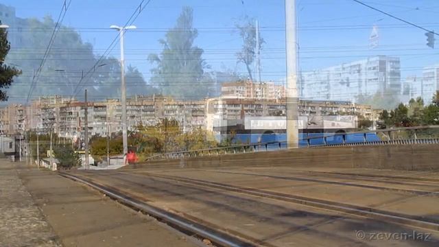 Трамвай Tatra T6A5 09.10.2021 / Tram Tatra T6A5 смотреть онлайн