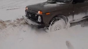 Первый снег на новой Ниве  2021 , кама и-511.