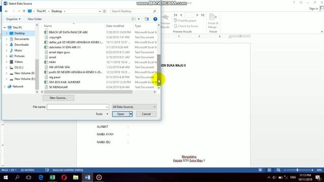 Cara Mudah Menggabungkan Word dengan Excel untuk mempercepat pekerjaan | Mailing tutorial смотреть онлайн