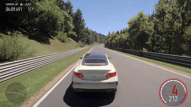 Forza Motorsport - Mercedes-AMG C63 S Coupe 2016 at Nürburgring Nordschleife | Logitech G29 Gamepla смотреть онлайн