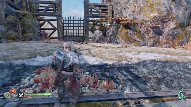 God of War Ragnarok 12 Люнгбакр огромный монстр / русская озвучка без комментариев смотреть онлайн