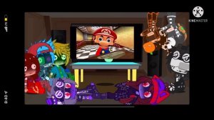 FNF reacts to SMG4 Mario