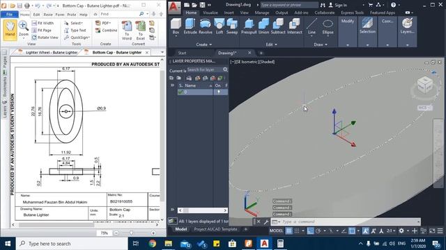 Draw Ellipse in AutoCAD смотреть онлайн