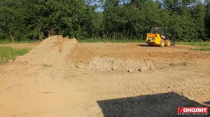 Супер быстрая планировка участка мини погрузчиком. Land planing skid steer JCB 175.