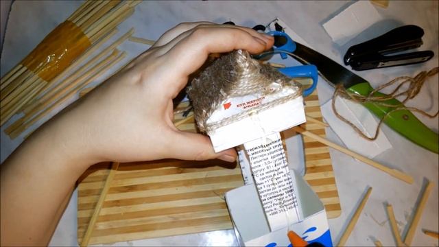 DIY ДЕРЕВЕНСКИЙ КОЛОДЕЦ УКРАШЕНИЕ ДЛЯ ДОМА