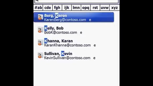 Office Mobile GAL Contacts Video смотреть онлайн