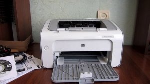 Распаковка и обзор принтера HP LaserJet P1102