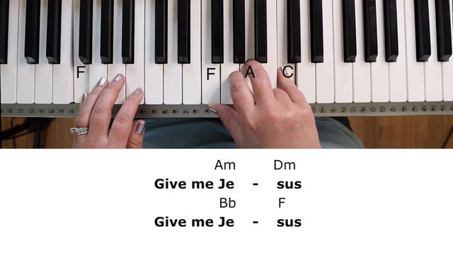 Give Me Jesus -Jeremy Camp (Key of F)//EASY Piano Tutorial смотреть онлайн