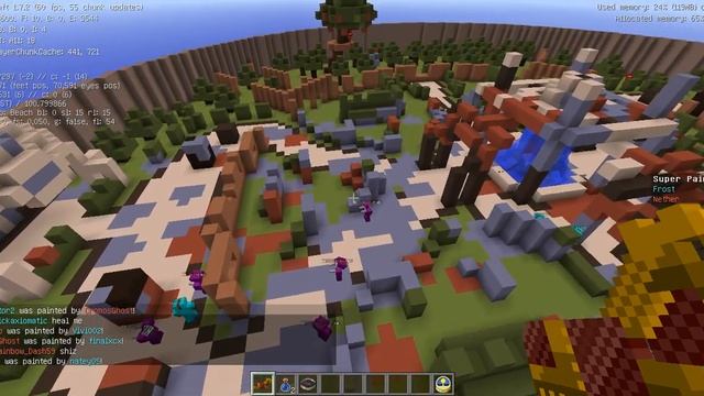 Minecraft Мини Игры Супер PaintBall #1 смотреть онлайн