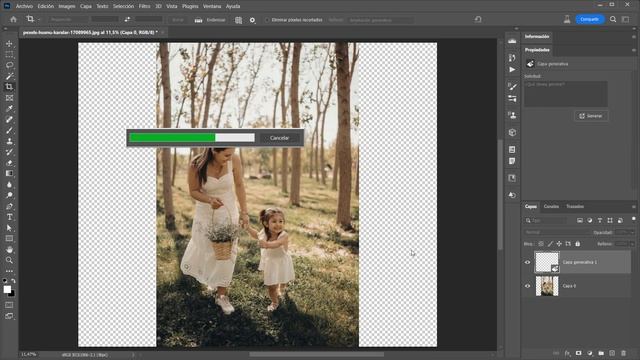 ? ¡GENIAL! Ampliación GENERATIVA en Photoshop beta ? смотреть онлайн