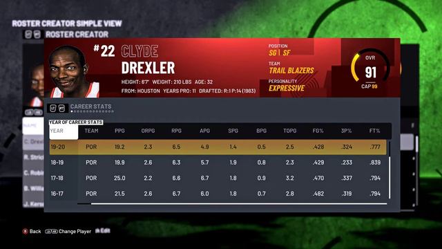 NBA 2K21 ROSTER BLAZERS 1994-1995 OPENING NIGHT смотреть онлайн