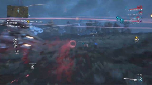 WARFRAME [PS4] Volt prime build, Baza prime build, Kuva Kraken build, gameplay on eidolon hunt смотреть онлайн