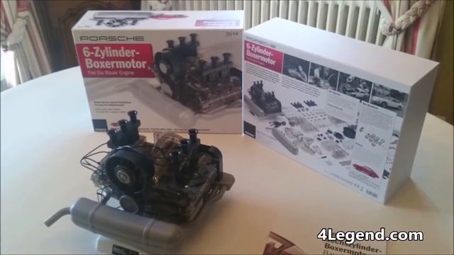 4legend.com - Boxer Flat 6 Porsche 911 Motor by Edition Porsche Museum & Franzis - 1:4 Scale model смотреть онлайн