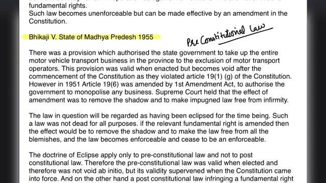 Article 13 lecture 2 Doctrine of Eclipse Easy Explanation смотреть онлайн
