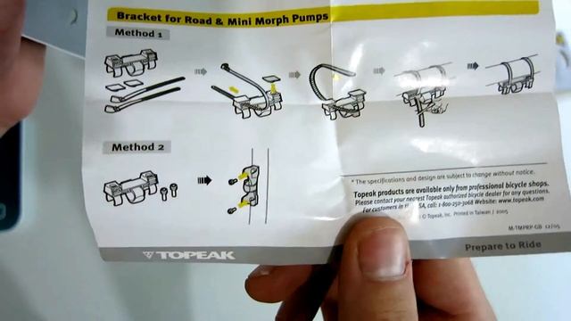 Topeak Turbo Morph G bike pump смотреть онлайн