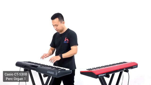 Casio CT-S300 vs Roland GO:KEYS смотреть онлайн