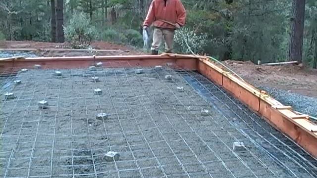 Pouring A Concrete Slab Foundation