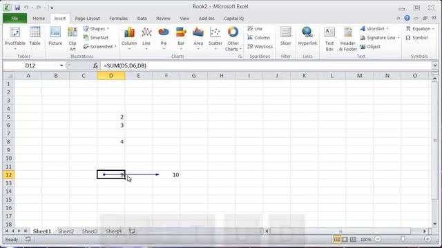 Excel Shortcuts - Trace Dependents смотреть онлайн