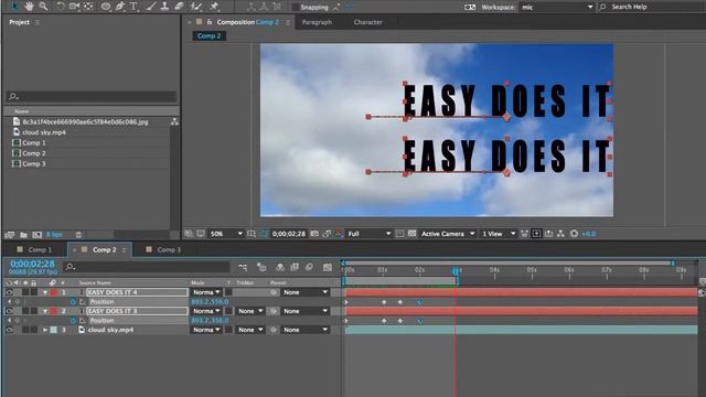 AfterEffects Easing And Keyframe Assistant