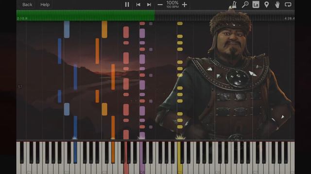 Civilization 6 Mongolia Medieval theme - Piano cover смотреть онлайн