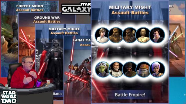 My Assault Battles Farming Guide! A New Way of Core Farming in Star Wars Galaxy of Heroes смотреть онлайн