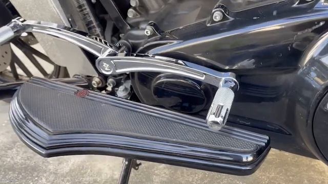 Silver Heel Toe Shift Shifter Lever For Harley Touring Road Glide King Softail Fatboy смотреть онлайн