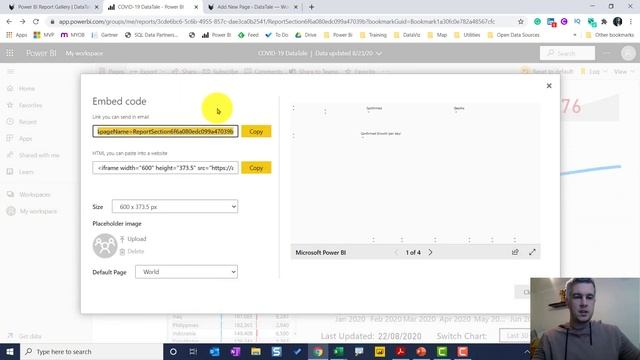 Power BI - How to display my report in a web page смотреть онлайн