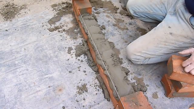 кладка кирпича под шнур..ошибки и их решения..нивок111