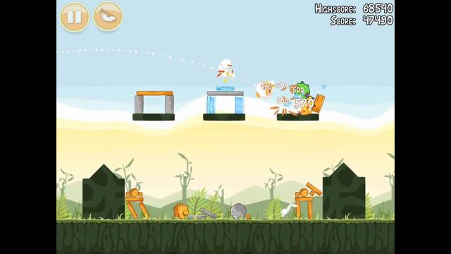 Angry Birds Poached Eggs 2-18 Walkthrough 3 Star смотреть онлайн