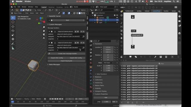 NodeOSC tutorial HD 1080p смотреть онлайн
