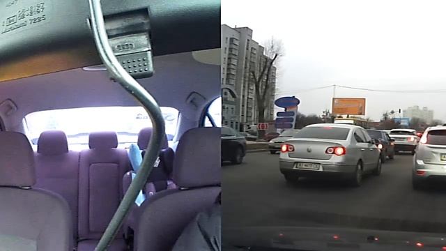 Автомобильный видеорегистратор R282 2 камеры смотреть онлайн