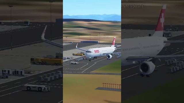 Landing at Zürich Airport ( ICAO: LSZH) A321 смотреть онлайн